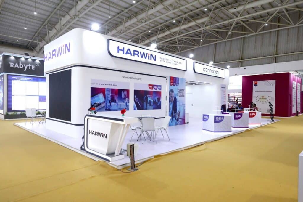 3 Side Open Exhibition Stall Design