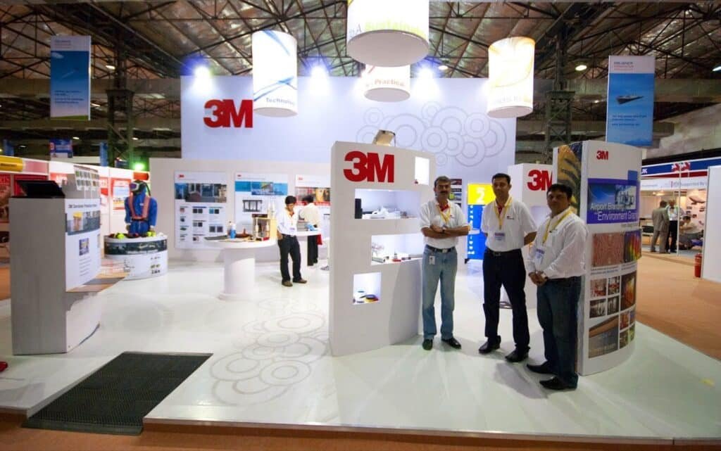 3 Side Open Exhibition Trade Booth Stand Design