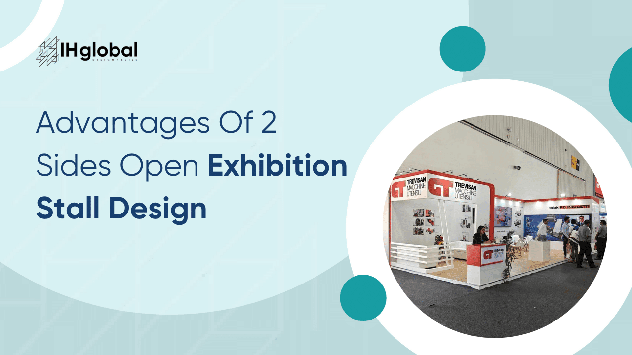 2 Sides Open Exhibition Stall Design
